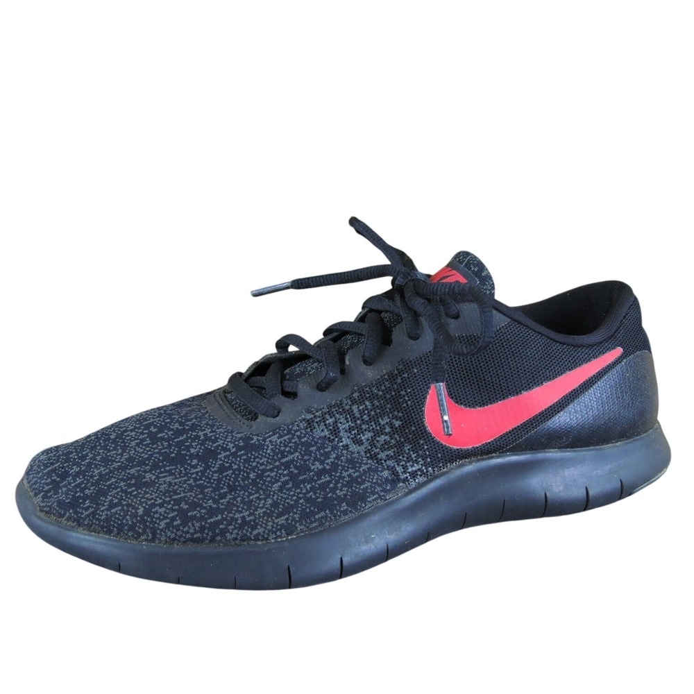 Nike Men's Flex Contact Sneaker Black Synthetic Size 7.5 Medium Gently Used 2025